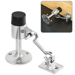 Wall Mount Stopper With Hook, Heavy Duty Brushed Nickel Doorst.... Fixed Price $16.97.