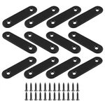 Hordion 12PCS Straight Bracket Stainless Steel Brace, Inch, Black. Fixed Price $11.26.
