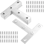 12PCS Shaped Mending Plate, 3.1" X Stainless Steel Flat Corner Brackets,. Fixed Price $64.47.