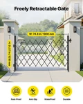 Single Folding Security Gate, Lockable Scissor With 360? Swivel Caster. Fixed Price $158.45.