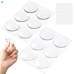 Buksuk Pieces Door Stoppers For Wall, 12PCS, CLEAR-2''-12PCS. Fixed Price $12.42.