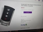 Ecolink WST-100 4-BUTTON Wireless Remote Dsc 433MHZ Compatible(tested). Fixed Price $25.00.