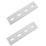 2PCS White 6 Inch Heavy Duty Mending Plate Flat Straight Metal Steel Repair. Fixed Price $20.34.