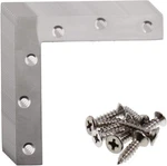 4 Pack Stainless Steel Shape Flat Corner Bracket Plate - Repair Mending For Wo. Fixed Price $16.88.