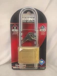 Brinks Solid Brass Adjustable Shackle Padlock (171-50061). Fixed Price $16.50.