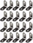 Framing Hardware 20 Pack 1/2 X Zinc Plated Steel Corner Brace Brackets Wit. Fixed Price $15.37.
