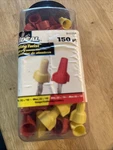 (150-PK) Ideal Wing Twist Wire Connectors Yellow/red 30-5152JR. Fixed Price $5.91.