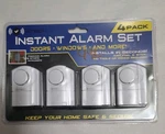 Cj Tech 4 Pack Instant Alarm Set - Protect Doors, Windows, And More!!. Fixed Price $9.99.