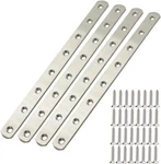 12" Flat Mending Plate 4PCS Straight Braces Stainless Steel Silver. Fixed Price $18.99.