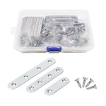 Mending Plate 35 Pcs Stainless Steel Straight Joining Brace Bracket With Scre.... Fixed Price $22.51.
