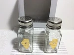 State Of Mine Illinois Salt & Pepper Shakers New Window Box Glass Set 2. Fixed Price $9.91.