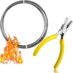 Mudder 10 High Temp Wire Nichrome Heat Resistant Metal Feet, Silver. Fixed Price $14.05.