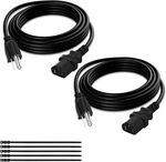 Elecan 3-PRONG Replacement Power Cord 10 FT/2 Pack, Heatproof Flexible Durable. Fixed Price $23.95.