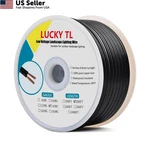 Lucky Tl 14/2 Low Voltage Landscape Wire Feet, Gauge 200FT, Black. Fixed Price $124.02.