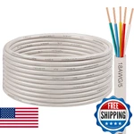 Xrds -rf 18AWG 5 Conductor Thermostat Wire 30FT, Solid Copper, Gauge. Fixed Price $36.93.
