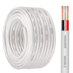 50FT White 18/2 Awg Conductor Stranded Shielded Plenum Wire Cable CL3P. Fixed Price $41.02.