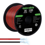Askcable 16 Gauge Wire, Awg Electrical Cable, 2 Conductors Red Black .... Fixed Price $34.86.