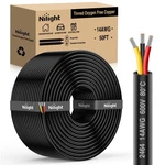 Nilight 50FT 14 Gauge 3 Conductor Electrical Wire Tinned Oxygen Free Copper. Fixed Price $56.99.
