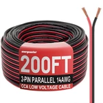 14AWG 200FT Red Black 2-CONDUCTOR Led Lighting Wire Outdoor Low Voltage Cable. Fixed Price $36.58.