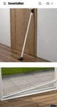 Securityman 2-IN-1 Door Bar New White. Fixed Price $20.95.