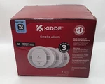 Kidde Detect 3-PACK 10-YEAR Never Change Battery Operated Smoke Alarm (20SD10). Fixed Price $51.99.