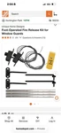 Unique Home Designs Vertical Window Guard Foot-operated Release Kit Box. Fixed Price $69.99.