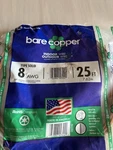 Southwire Bare Copper 8 Awg 25FT Made In Usa. Fixed Price $29.00.