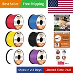 Iron Forge Cable 12 Gauge Primary Automotive Wire - 6 Roll Bulk Assortment Pack. Fixed Price $84.43.
