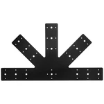 Sihnman 24.0"X13.5" Powder Coated 12 Pitch Gable Plate (1 One Size, Black. Fixed Price $95.29.