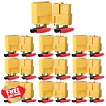 Madcatz 10 Pairs XT60 Connectors Heat Shrink Female. Fixed Price $20.00.
