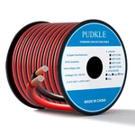 Pudkle GAUGE/16 Awg Copper Clad Aluminum 2 Conductor Red Black Electrical. Fixed Price $19.98.