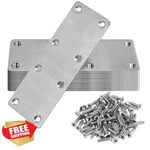 Masendelk 5.5X2" Flat Brace Bracket Stainless Steel 12 Pcs Mending Plate. Fixed Price $44.99.