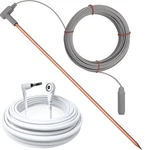 Copper Grounding Rod Kit 40FT 15FT Cords For Earthing Maximum Conductivity. Fixed Price $39.50.