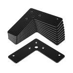 Gbgs 10 Pcs 4"X Flat Corner Brace,l Shaped Mending Plate, Bl... Usa Fast Ship. Fixed Price $24.15.
