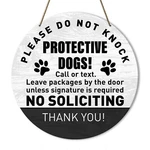 Decor Signs, No Soliciting Sign, Keep Gate Closed Dogs, Please Close.... Fixed Price $16.43.