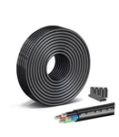 Conductor Electrical Wire Stranded Pvc 26.25FT 22AWG-4C(4X0,34 Mm ). Fixed Price $22.60.