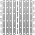 8 Pack Flat Straight Brace Brackets Inch Stainless Steel Mending Plates Rep.... Fixed Price $19.99.