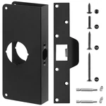 Black U 9585 Stainless Steel Lock And Door Reinforcement Plate Fits 1-3/8" Th.... Fixed Price $29.02.