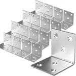 40PCS Stainless Steel Angle Bracket, 2"X2"X2" Heavy Duty 40PACK, Sliver. Fixed Price $50.05.