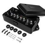 Nilight 50048R 7 Way Electrical Trailer Junction Box-new,. Fixed Price $14.89.