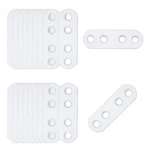 Tulead White Straight Brackets Iron Flat Mending Plate Furniture Br.... Fixed Price $17.24.