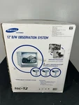 Vtg Samsung Security System &w Observation Ccd Monitor 12" W/ 3 Cameras. Fixed Price $160.00.