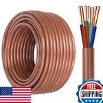 Yddecw Thermostat Wire - 18/8 50FT Solid Copper Gauge Conductor Power Circu. Fixed Price $71.94.