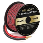 Reliagint Gauge Wire 2 Conductor Electrical Cable, 100FT, 16AWG. Fixed Price $32.35.