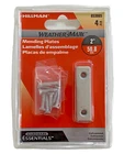 Hillman Hardware Essentials 853085 Weathermax Mending Plates Galvanized 2" 4PC. Fixed Price $7.95.