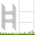 12 Pack Metal Yard Sign Stakes, 24"X10" Heavy Duty 9 Gauge H-stakes For Real .... Fixed Price $41.91.