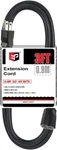 Ep Ft Extension Cord - 12/3 Sjtw Heavy Duty Black Cable With Prong. Fixed Price $15.73.