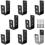 8 Pack 2 X 4 Inch Door Barricade Brackets, Heavy Duty Drop Open Holder,. Fixed Price $41.83.
