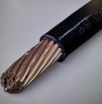 Southwire 2/0 Awg Thhn Copper Black Stranded Simpull 50 Ft Roll. Fixed Price $225.00.