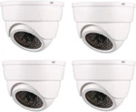 Uxcell Fake Security Camera Dummy Dome Cctv With Blinking Red Led White. Fixed Price $43.14.